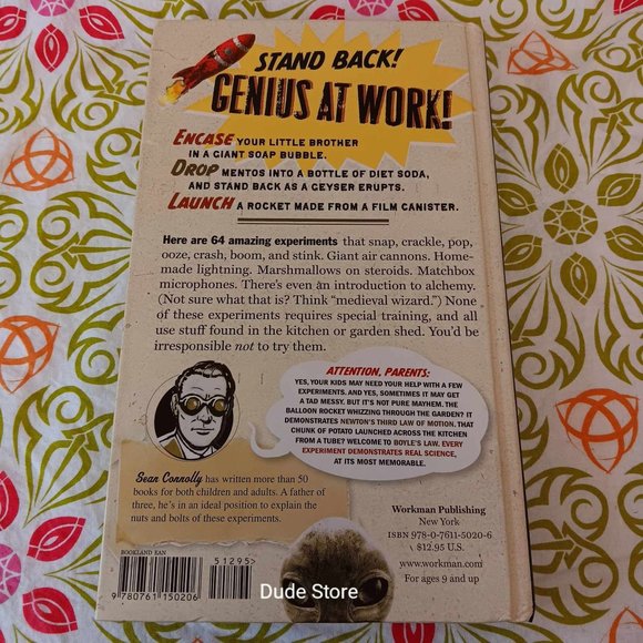 The Book of Totally Irresponsible Science:- Sean Connolly - 1st Printing - 2008 - Picture 5 of 5